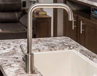 Sportsmen LE Stainless Steel Residential Kitchen Faucet