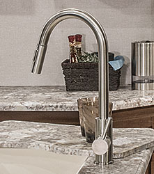 Sportster Stainless Steel Kitchen Faucet