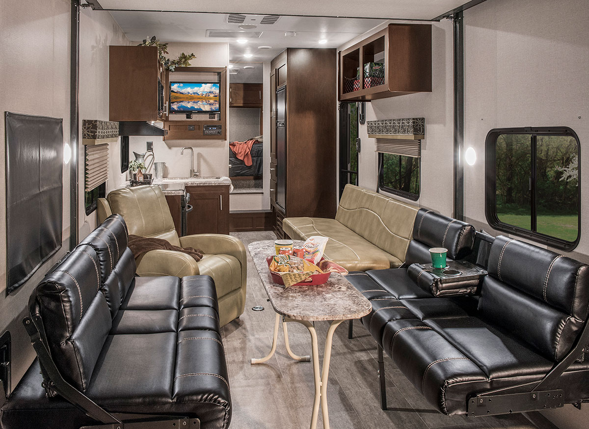 2018 Sportster 260TH Fifth Wheel Toy Hauler | KZ RV