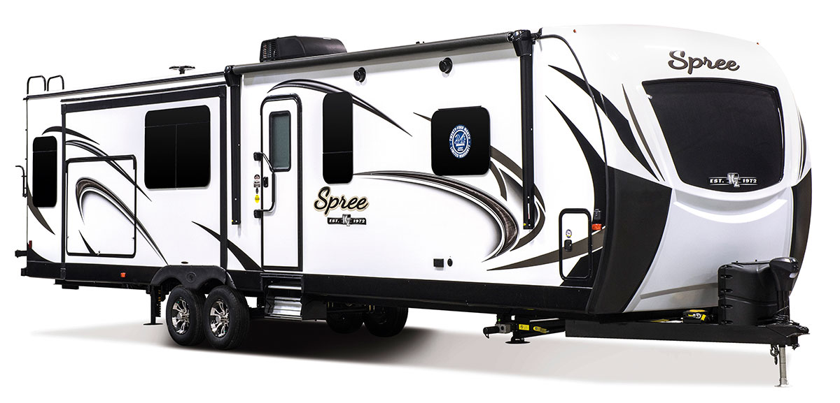 2018 Spree S343RSK Luxury Lightweight Travel Trailer | KZ RV