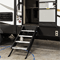 2018 KZ RV Venom V3911TK Fifth Wheel Toy Hauler Exterior Steps