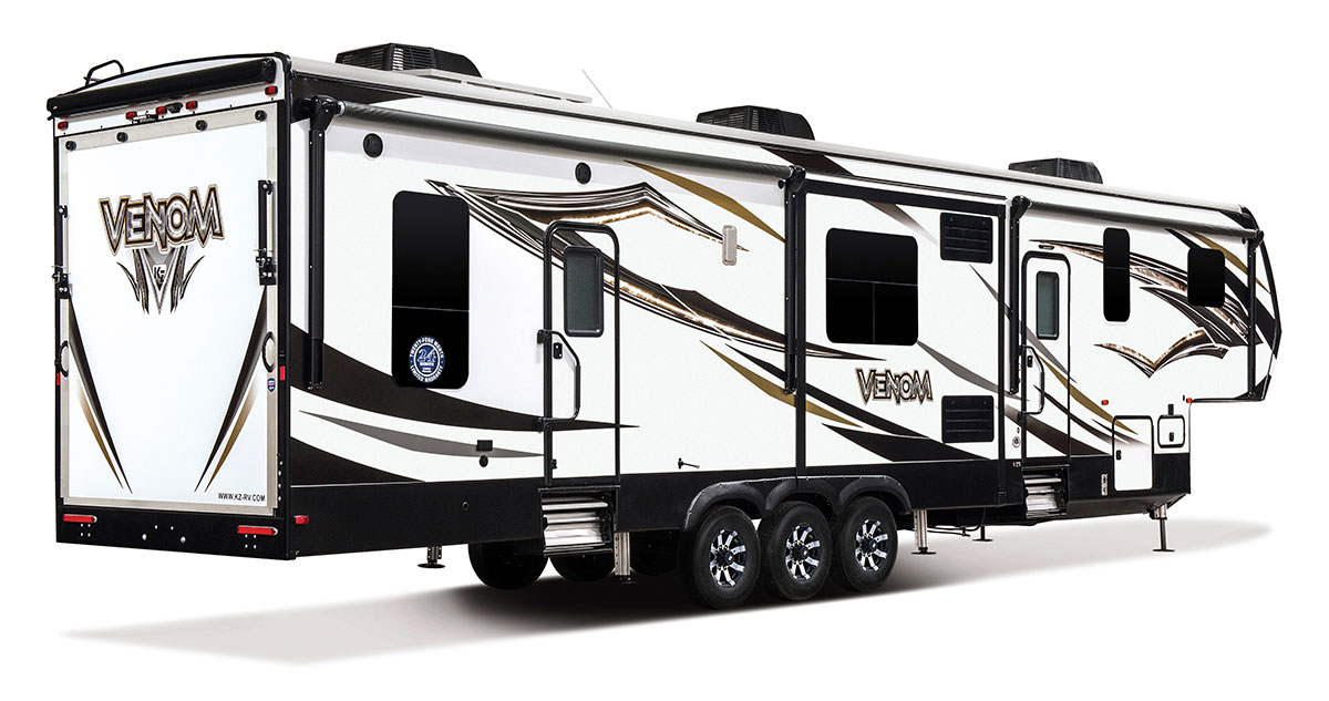 2018 Venom V4111TK Luxury Fifth Wheel Toy Hauler | KZ RV