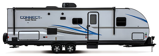 2019 KZ RV Connect SE C261BHKSE Travel Trailer Exterior Side Profile Door Side
