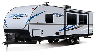 2019 KZ RV Connect SE C271RLSE Travel Trailer Exterior Front 3-4 Off Door Side