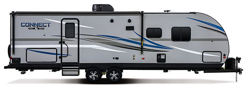2019 KZ RV Connect C271BHK Travel Trailer Exterior Side Profile Door Side