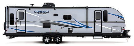 2019 KZ RV Connect C291RL Travel Trailer Exterior Side Profile Door Side