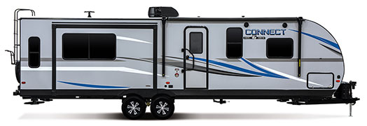 2019 KZ RV Connect C303RL Travel Trailer Exterior Side Profile Door Side