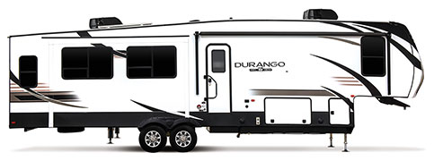 2019 KZ RV Durango D333RLT Fifth Wheel Exterior Side Profile Door Side