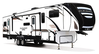 2019 KZ RV Durango D342FLQ Fifth Wheel Exterior Front 3-4 Door Side