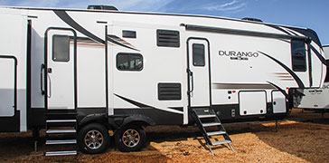 2019 KZ RV Durango D347BHF Fifth Wheel Exterior Side Profile Door Side with Slide Out