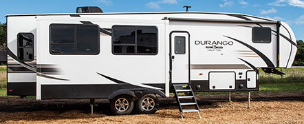 2019 KZ RV Durango Half-Ton D283RLT Fifth Wheel Exterior Side Profile Door Side Slide Out