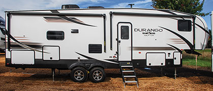 2019 KZ RV Durango Half-Ton D286BHD Fifth Wheel Show Exterior Side Profile Door Side