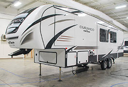 2019 KZ RV Durango Half-Ton D286BHD Fifth Wheel Exterior Front 3-4 Off Door Side