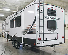 2019 KZ RV Durango Half-Ton D286BHD Fifth Wheel Exterior Rear 3-4 Off Door Side
