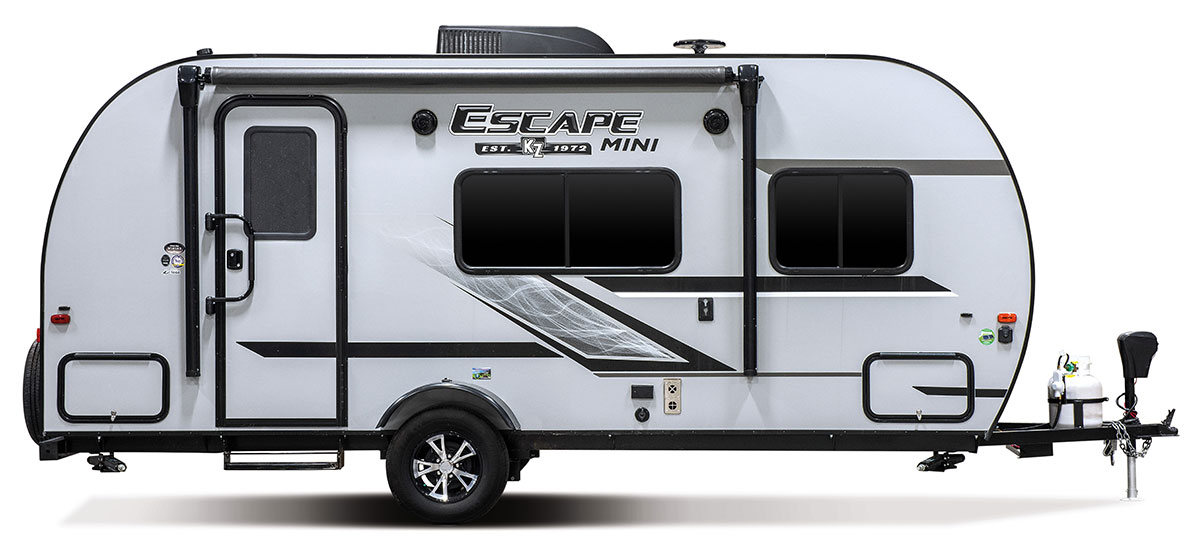2019 Escape Mini M181KS Ultra Lightweight Travel Trailer KZ RV