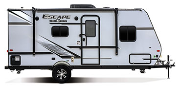 2019 KZ RV Escape E181RB Travel Trailer Exterior Side Profile Door Side
