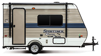 2019 KZ RV Sportsmen Classic SE 130RBSE Travel Trailer Exterior Side Profile Door Side