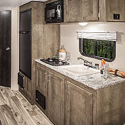 2019 KZ RV Sportsmen Classic 160QB Travel Trailer Kitchen