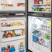 2019 KZ RV Sportsmen Classic 160QB Travel Trailer Refrigerator