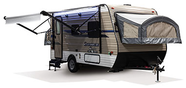 2019 KZ RV Sportsmen Classic 160RBT Travel Trailer Exterior Awning