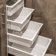 2019 KZ RV Sportsmen Classic 160RBT Travel Trailer Pullout Trays