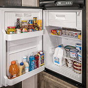 2019 KZ RV Sportsmen Classic 160RBT Travel Trailer Refrigerator