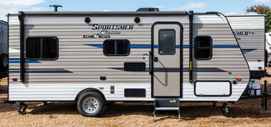 2019 KZ RV Sportsmen Classic 170RD Travel Trailer Exterior Side Profile Door Side