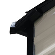 2019 KZ RV Sportsmen Destination 363RL Travel Trailer Exterior Rain Spout