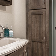2019 KZ RV Sportsmen 251RL Fifth Wheel Bathroom Closet