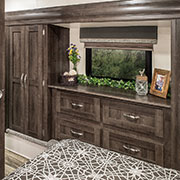 2019 KZ RV Sportsmen 303RL Fifth Wheel Wardrobe