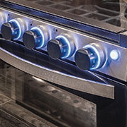 2019 KZ RV Sportsmen SE 230BHSE Travel Trailer Oven Controls