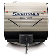 2019 KZ RV Sportsmen SE 240FBSE Travel Trailer Exterior Front Profile
