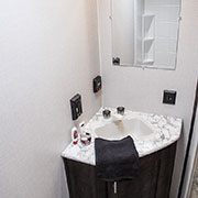 2019 KZ RV Sportsmen SE 271BHSE Travel Trailer Bathroom Sink