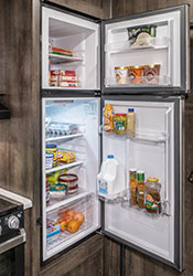 2019 KZ RV Sportster 321THR13 Travel Trailer Toy Hauler Refrigerator