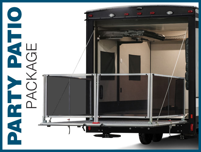2019 KZ RV Sportster Toy Haulers Party Patio Package