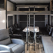 2019 KZ RV Sportster 280TH Fifth Wheel Toy Hauler Cargo Area