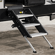 2019 KZ RV Sportster 321THR13 Travel Trailer Toy Hauler Exterior Steps