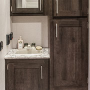 2019 KZ RV Sportster 321THR13 Travel Trailer Toy Hauler Bathroom Sink