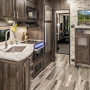 2019 KZ RV Sportster 321THR13 Travel Trailer Toy Hauler Kitchen