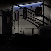 2019 KZ RV Sportster 343TH11 Fifth Wheel Toy Hauler Exterior Awning