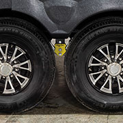 2019 KZ RV Sportster 343TH11 Fifth Wheel Toy Hauler Exterior Wheels