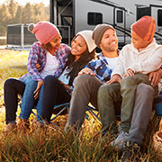 2019 KZ RV Sportster 343TH11 Fifth Wheel Toy Hauler with Family Camping