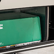 2019 KZ RV Venom V4012TK Fifth Wheel Toy Hauler Exterior Cummins Storage