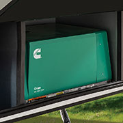 2019 KZ RV Venom V-Series V3411TK Fifth Wheel Toy Hauler Exterior Front Storage