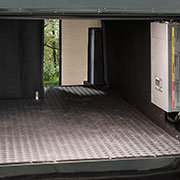 2019 KZ RV Venom V-Series V3411TK Fifth Wheel Toy Hauler Exterior Pass Through Storage