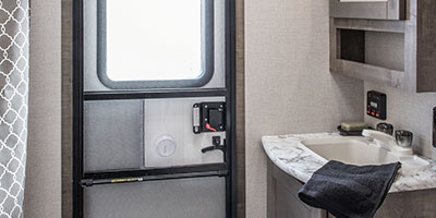 2019 KZ RV Connect SE C312BHKSE Travel Trailer Bathroom Sink in Kona Decor