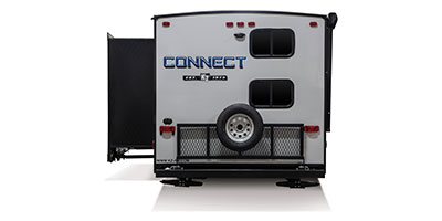 2019 KZ RV Connect C271BHK Travel Trailer Exterior Rear Profile Slide Out