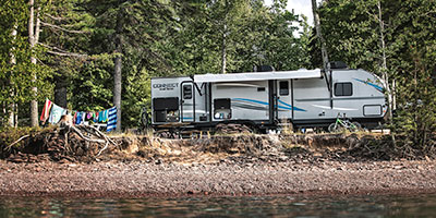 2020 KZ RV Connect C332BHK Travel Trailer at campsite