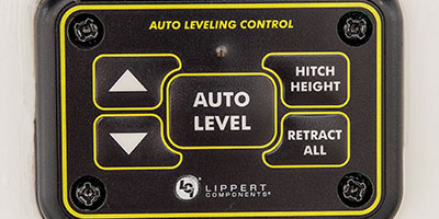 2020 KZ RV Durango Gold G384RLT Fifth Wheel Exterior Auto Leveling Controls