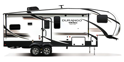 2019 KZ RV Durango Half-Ton D250RES Fifth Wheel Exterior Side Profile Door Side